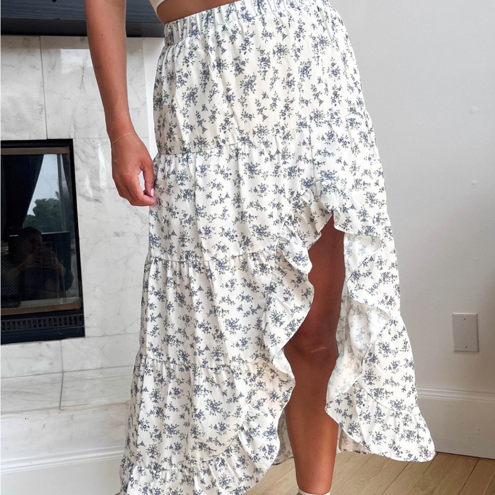 Grey bandit Valerie midi skirt